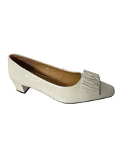 Pantofi Piele Naturala Otilia 9388 White