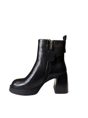 Ghete Piele Naturala Y856-5.5 A789 Black - Betina Scarpe