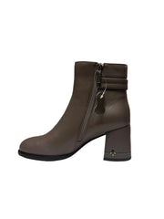 Ghete Piele Naturala 24208-5-306 Khaki - Betina Scarpe