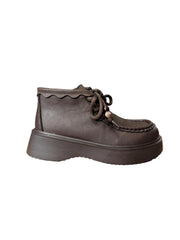 Ghete Piele Naturala Styleno ET58786 Brown Oskon
