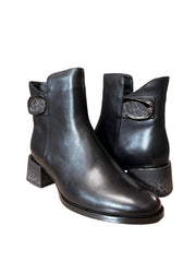 Ghete Piele Naturala J5.5-1FA2172 Black - Betina Scarpe