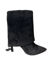 Ghete Piele Naturala M1887-L4358R-1 Black - Betina Scarpe