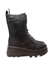 Ghete Piele Naturala P539-L1123R-1 Black - Betina Scarpe
