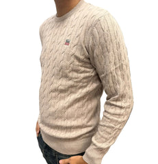 Pulover Vinson Beige Melange 105380 Grant
