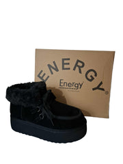 Ghete Piele Naturala Tip UGG 1270 Black - Energy