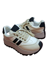 Sneakers Piele Naturala Feeling 25110 Beige