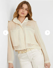 Geaca Organza Beige - Guess