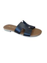 Papuci Piele Naturala Lux Vibe Italy Nero
