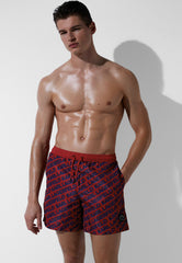 Șort De Baie DIAGONAL AOP MED BOARDSHORTS- Karl Lagerfeld