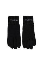 Mănuși Dama Karl Lagerfeld Essential Logo Black