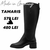 Cizme Piele Naturala Tamaris 1-25629-45 Black