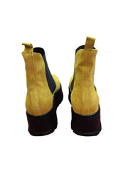 Ghete Piele Naturala Eros Cam Yellow