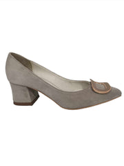 Pantofi Piele Naturala Nicole Grej