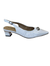Pantofi Piele Naturala Feeling 58038 Ivory Patent