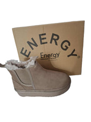 Ghete Piele Naturala Tip UGG  Taupe- Energy
