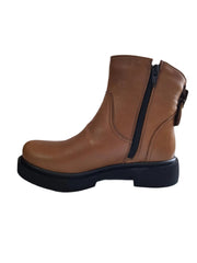 Ghete Piele Naturala Irina Coniac - Dolly Shoes