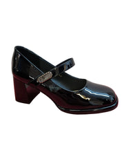 Pantofi Piele Naturala Feeling 91295 Black Patent