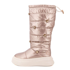 Ghete Zapada Solo Soprani Couture Frey Nylon Cystals Gold