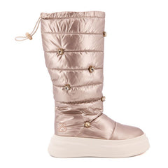 Ghete Zapada Solo Soprani Couture Frey Nylon Cystals Gold