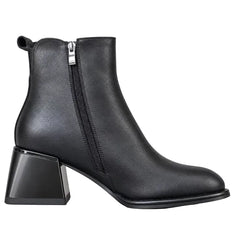 Ghete Piele Naturala ZP07 Black - Lulu