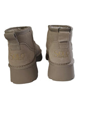 Ghete Piele Naturala Tip UGG Solo Soprani Lea Earth Suede