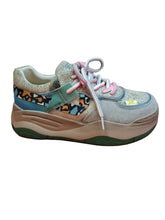 Sneakers Piele Naturala Feeling S001 Beige Canar