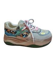 Sneakers Piele Naturala Feeling S001 Beige Canar