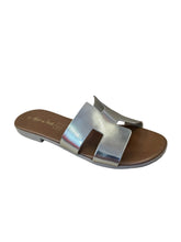 Papuci Piele Naturala Lux Vibe Italy Platino