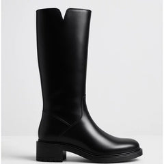 Cizme Piele Naturala WB66H11 Black Parrotto