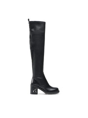 Cizme Piele Naturala KL33690 Black - Karl Lagerfeld