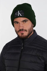 Căciulă Monologo Patch Beanie Dark Seaweed - Calvin Klein Jeans