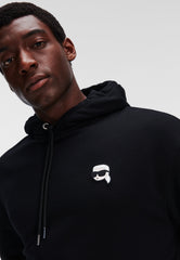 Ikonik 2.0 Mini Hoodie Black - Karl Lagerfeld