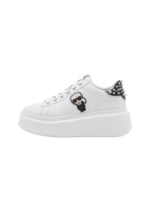 Sneakers Piele ANAKAPRI Ikonic Stud Tab White Karl Lagerfeld