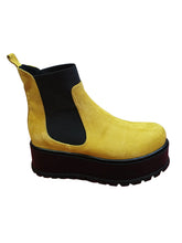 Ghete Piele Naturala Eros Cam Yellow