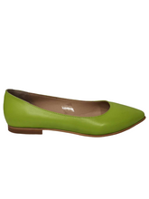 Balerini Piele Naturala Dolly249 Verde Lime