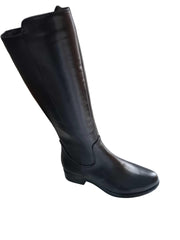 Cizme Piele Naturala Capri Black Nappa - Dolly Shoes