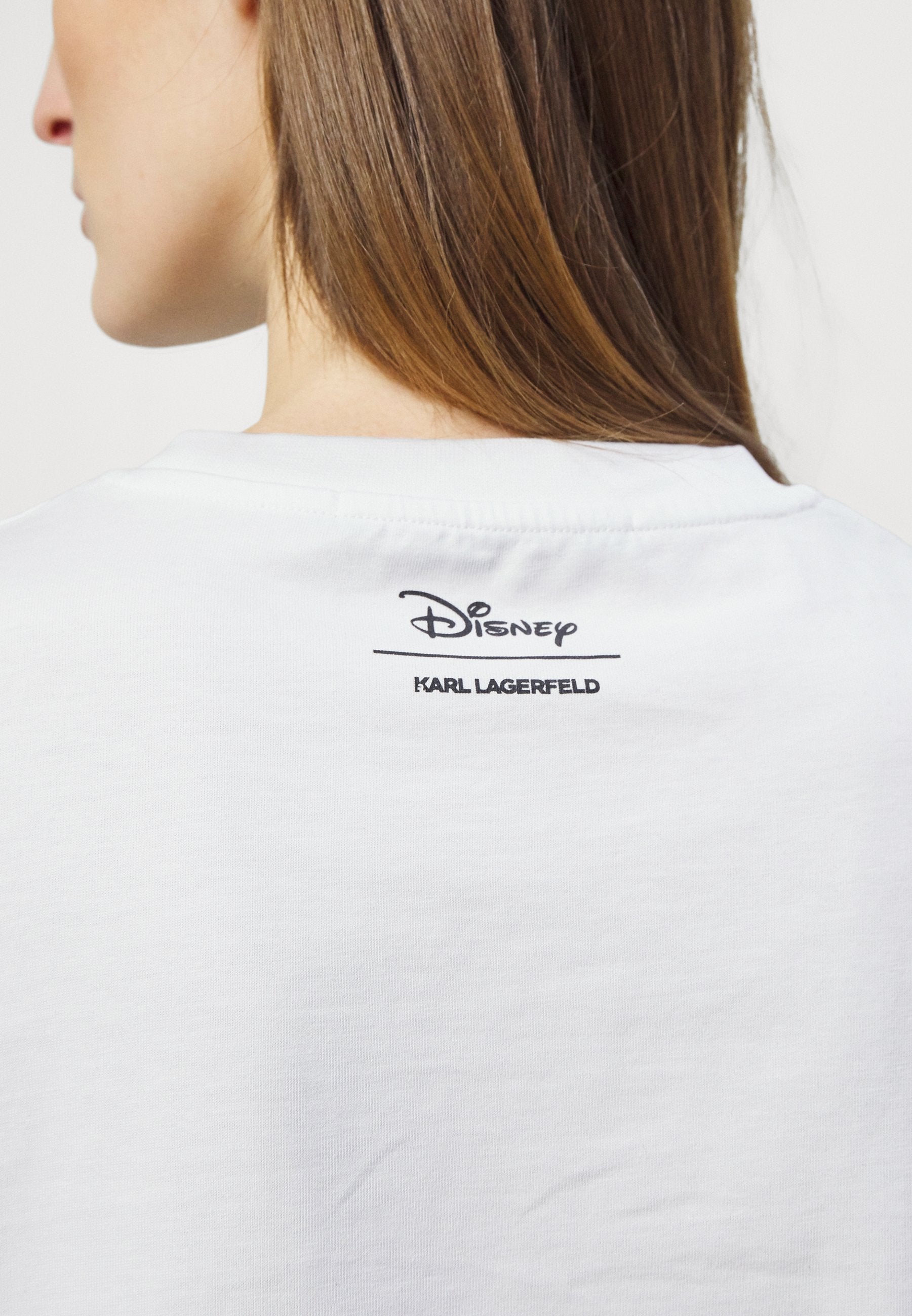 Tricou Disney Pocket Logo White - Karl Lagerfeld