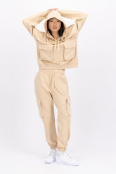 Trening Casual Bumbac Bej - Kings&Clowns