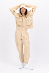 Trening Casual Bumbac Bej - Kings&Clowns