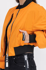 Geaca Dama Cropped Bomber - Karl Lagerfeld