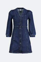 Rochie evazata cu nasturi bijuterie - Liu Jo