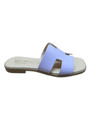 Papuci Piele Naturala Lux Vibe Lila Bellini