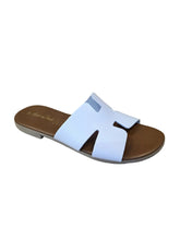 Papuci Piele Naturala Lux Vibe Italy Bianco