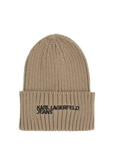 Căciulă Karl Lagerfeld Essential Logo Desert Taupe