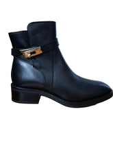 Ghete Piele Naturala Parrotto VB22-4207 Black