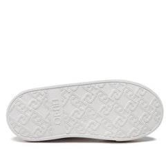 LIU JO KYLIE 09 - SNEAKER SUEDE LAMINATED/CALF WHITE/SILVER