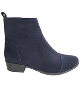 Ghete Piele Naturala Fizz Bleumarin - Dolly Shoes