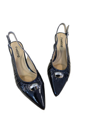 Pantofi Piele Naturala Feeling 58038 Black Patent