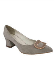 Pantofi Piele Naturala Nicole Grej