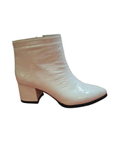 Botine Piele Naturala Savina Bej Naplac- Dolly Shoes